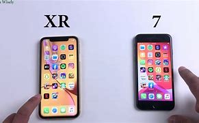 Image result for iPhone XR and iPhone 7 Size Comparison