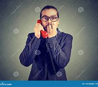 Image result for Scared Person On Phone