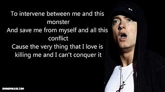 Image result for Eminem Monster Lyrics