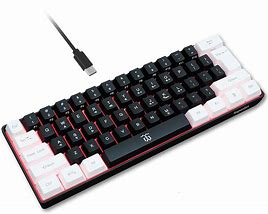 Image result for Thin Wired Keyboard White Light