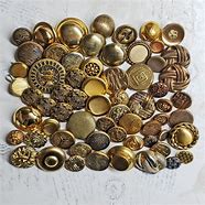 Image result for Gold Sewing Buttons
