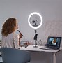 Image result for Sony A5100 in a El Gato Ring Light
