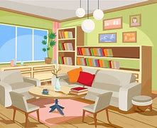Image result for Cozy Living Room Cartoon