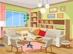 Image result for Cartoon House Living Room