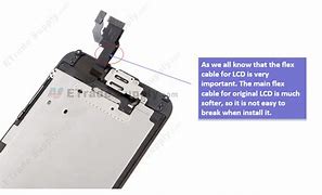 Image result for LCD-screen Connector Placement iPhone 6