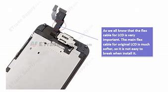 Image result for LCD-screen Connector Placement iPhone 6