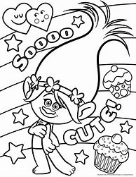 Image result for Troll Doll Coloring Pages