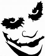 Image result for Joker Pumpkin Stencil Template