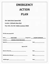 Image result for Sample Emergency Action Plan