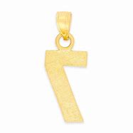 Image result for Real Gold Number Necklace