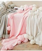 Image result for Pink Quilt with White Pom Poms