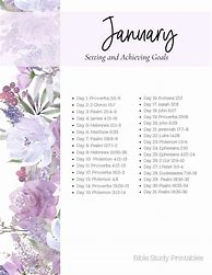 Image result for January Bible Reading Plan