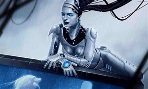 Image result for Robot Pin Up Wallpaper