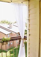 Image result for Outdoor Curtain Wire