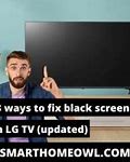 Image result for LG TV Screen Black