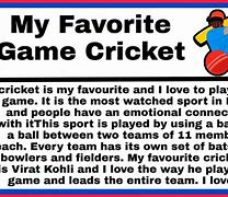 Image result for My Favourite Game Cricket
