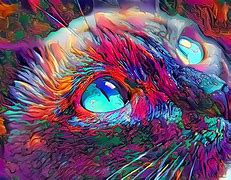 Image result for Psychedelic Cat Wallpaper