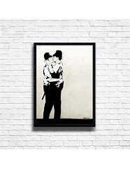 Image result for banksy kiss coppers