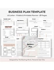 Image result for Business Plan Layout Template