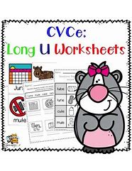 Image result for Long U Worksheets for Kindergarten