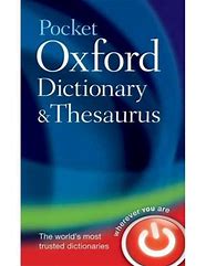 Image result for Pocket Oxford Dictionary 1st Ed.