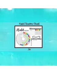 Image result for Free Printable Round Habit Tracker