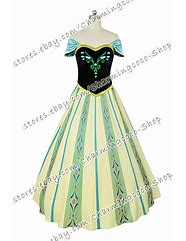 Image result for Princess Anna Frozen Green Dress