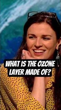 What is the ozone layer made of? Stream every series of QI on iPlayer.