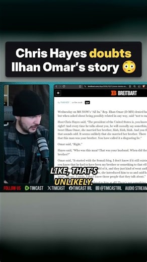 Chris Hayes' Doubt on Ilhan Omar