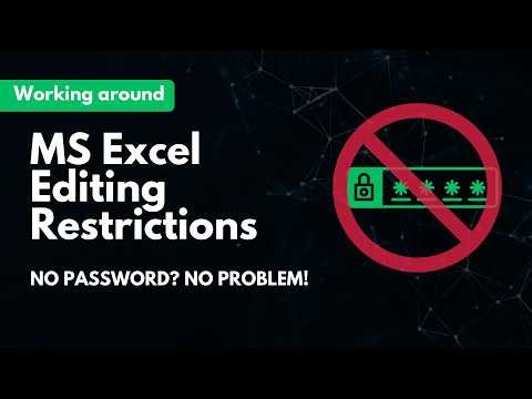 The Hidden "ZIP Trick" to Remove Excel Sheet Protection WITHOUT a Password