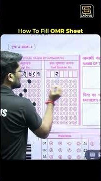 How to Fill OMR Sheet Correctly | Avoid These Mistakes #shorts