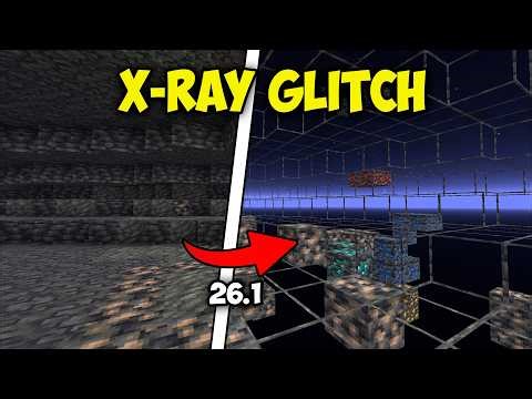 Easiest Minecraft 26.1 Survival Xray Glitch Guide (Working) | Minecraft xray glitch 26.1
