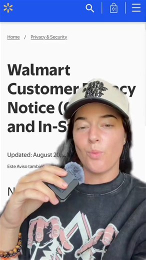 🇺🇸 Walmart’s privacy policy now wants to know everything about you short of your grandma’s middle name.They collect information about who you are, what you buy, what you search for and where you are through your account, purchases, and browsing activity, while store parking-lot