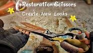 Vintage Scissor Restoration | Bringing Life Back to Antique Scissors | Time-lapse Video