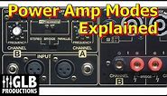 Power amplifier modes explained
