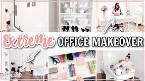 EXTREME OFFICE ORGANIZING MAKEOVER | Office Organization Ideas | DECLUTTER