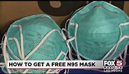 How to get a free N95 mask