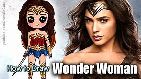 How to Draw Wonder Woman | Gal Gadot