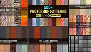 500  Photoshop Patterns and Textures pack Free Download - CUSTOM EPISODE