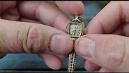 GORGEOUS Antique OMEGA 481 - 14k Gold Filled Ladies Cocktail Wrist Watch - RUNS!