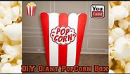 DIY giant Popcorn box balloon Art