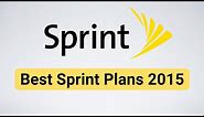 Sprint 2015 Cell Phone Plan Comparison!