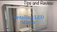 DIY LED Mirror installation (personal Tips and Review)