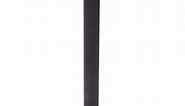 BFM Seating Bolt-Down Indoor Bar Height Black Wrinkle Table Base with 3" Column