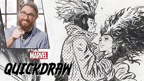 Artist Daniel Warren Johnson draws Rogue & Gambit | Marvel Quickdraw