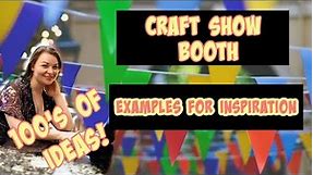 Craft Fair Booth Examples, vendor table ideas, craft show ideas tips and tricks
