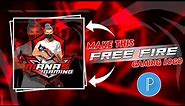 make this free fire gaming logo // how to make profeshanal gaming logo // EDITZ MS