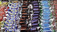 Mini Chocolate Bars Twix Bounty Snickers Mars Milky Way