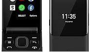 Nokia 2720 Flip Klapphandy (7,1cm (2,8 Zoll), 4GB Interner Speicher, 512MB RAM, Dual-SIM, KaiOS) schwarz