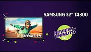 Smart TV Samsung 32" T4300 - Análise | REVIEW EM 1 MINUTO - ZOOM